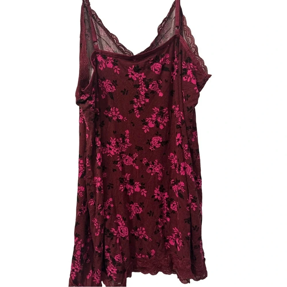 Lane Bryant Floral Lace Trim Cami - Picture 5 of 8